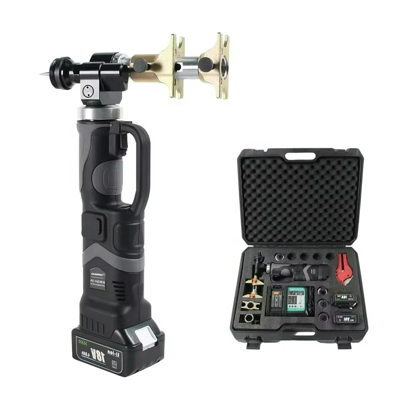 PZ-1632ES Battery Hydraulic Axial Diffuser Tool Kit 2 in 1 Multifunctional Pipe Expander Slide Tool for PEX Plastic Tubes