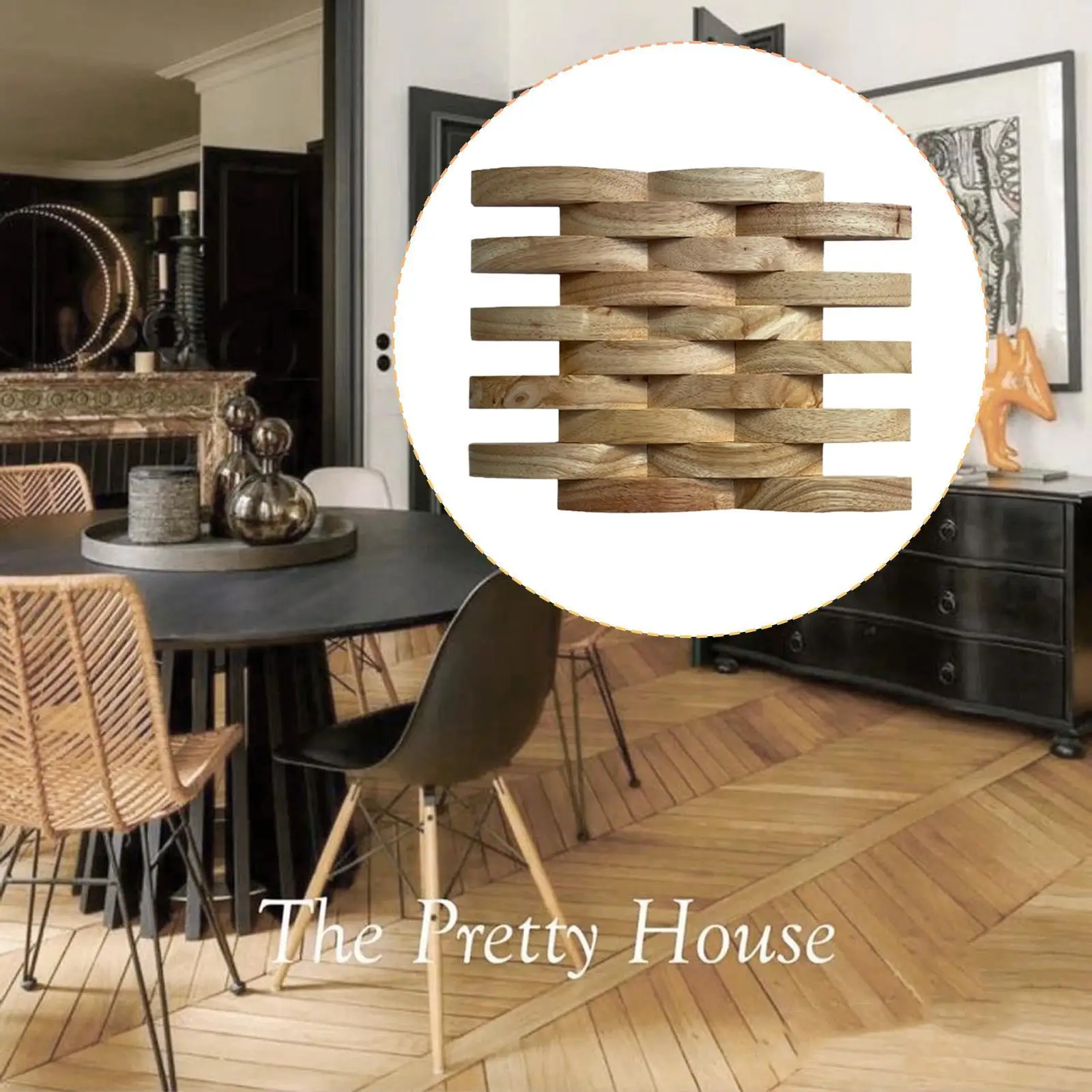 

3D деревянная настенная панель, декор интерьера, минималистичный декор комнаты «сделай сам», деревянная панель для