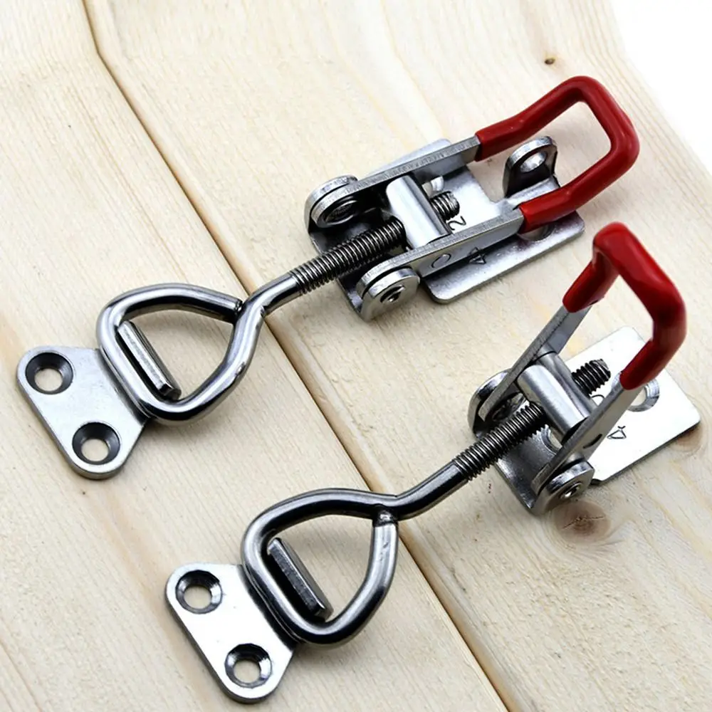 1Pcs Quick Release Lock Buckle Hinge 4001/4002/4003 Toolbox Case Toggle Latch Clamp Anti-Slip Push Pull Catch Clasp