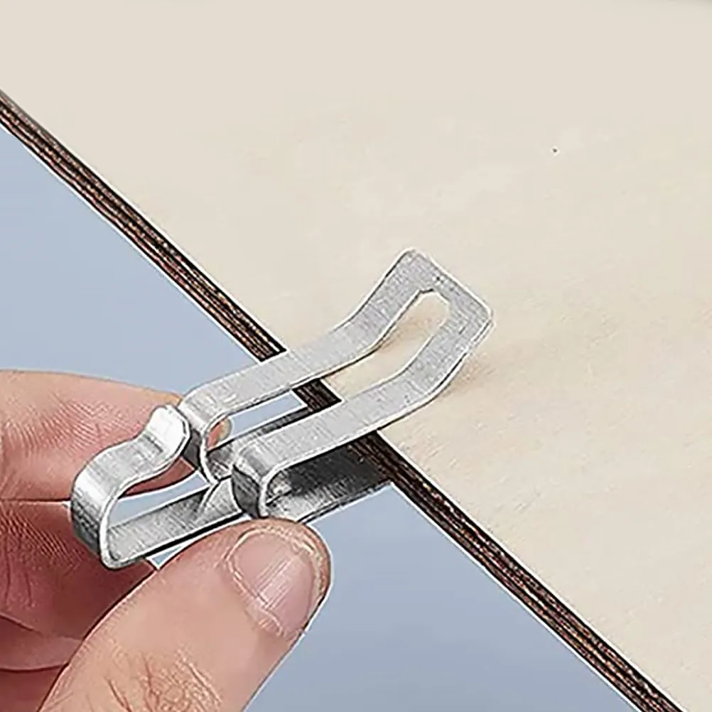20Pcs Durable Aluminum Heat Clips Roof Cable Spacers Kit Outdoor Heater Gutter Wire Clips Roof Snow Hook Anchor Tool Kit