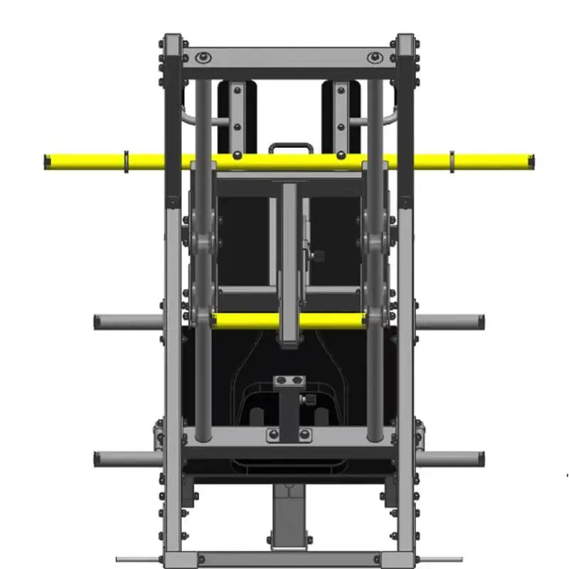 Home Gym Strength Training Equipment Commercial 2 in 1/ 45 Degree Leg Press Hack Squat Machine