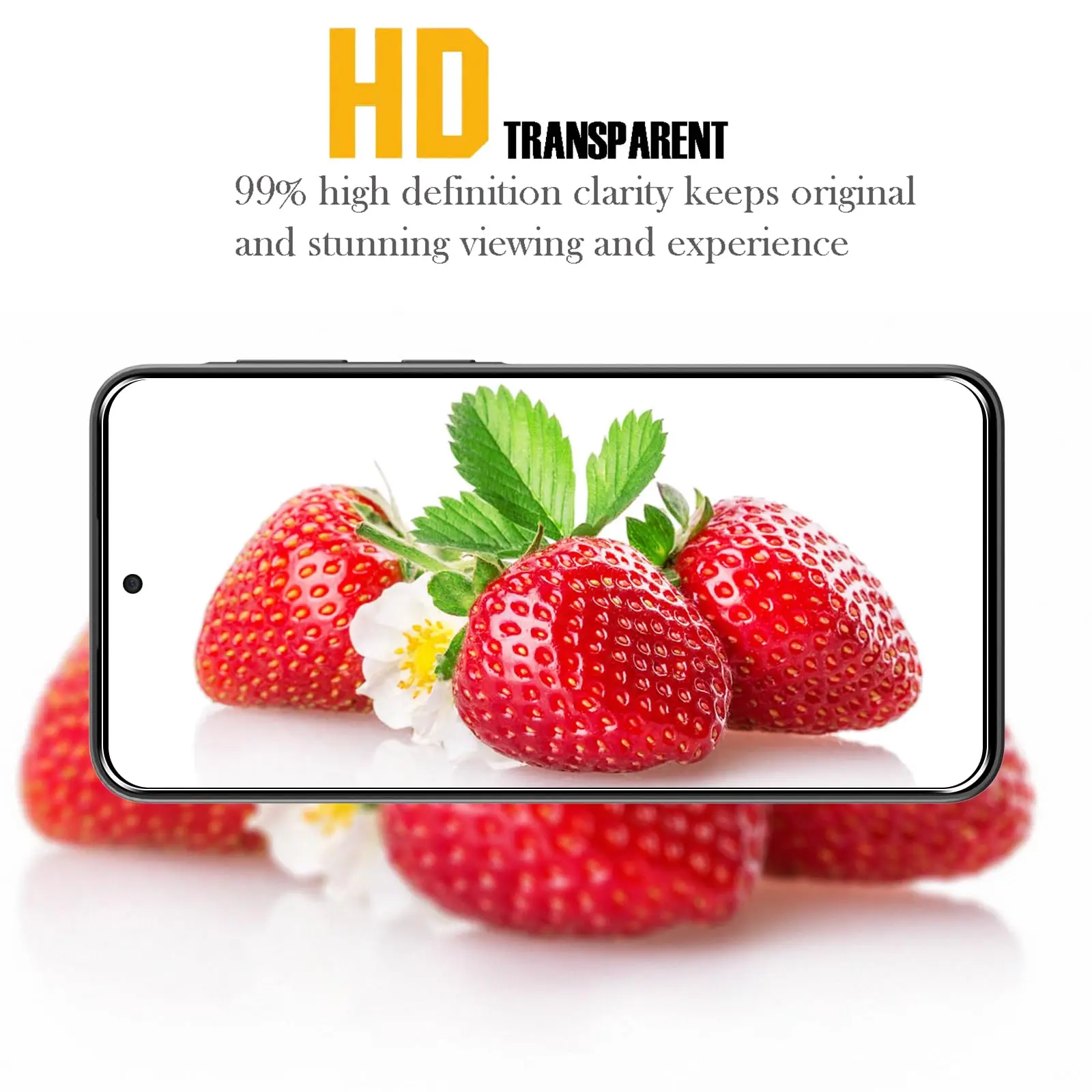Displayschutzfolie für Samsung Galaxy A57 5G 6,7 Zoll, gehärtetes Glas, HD-Kristall-Mica, 9H, kratzfest, stoßfest, kompatibel mit Hüllen – Detail 6
