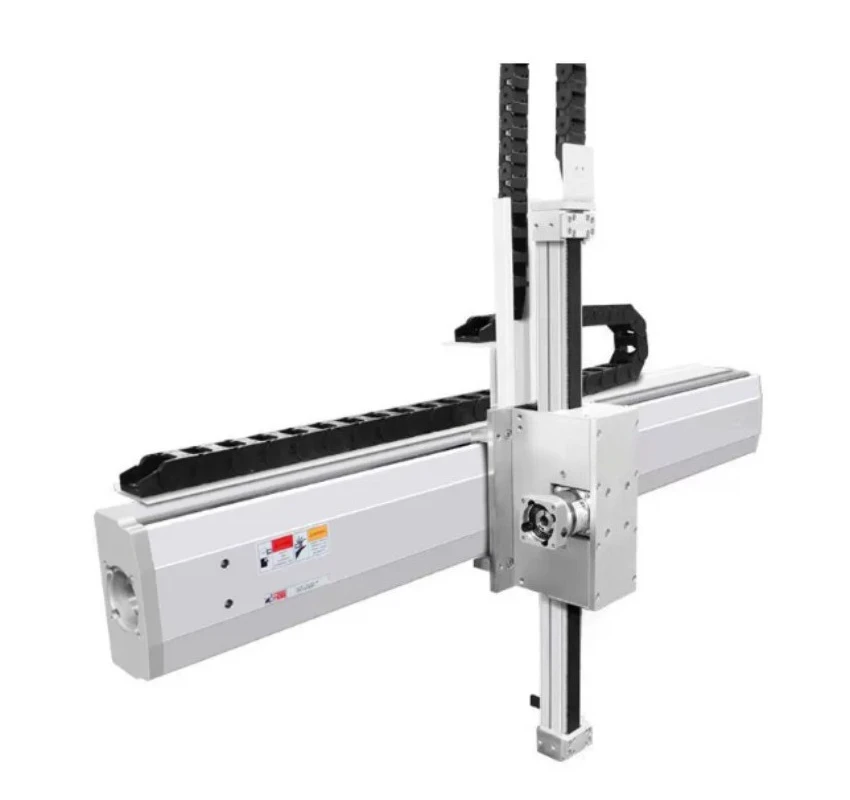 XY-axis Moving Linear Dual-rail Module, Cross-shift Synchronous Single-drive Gantry Vertical Inspection Slide