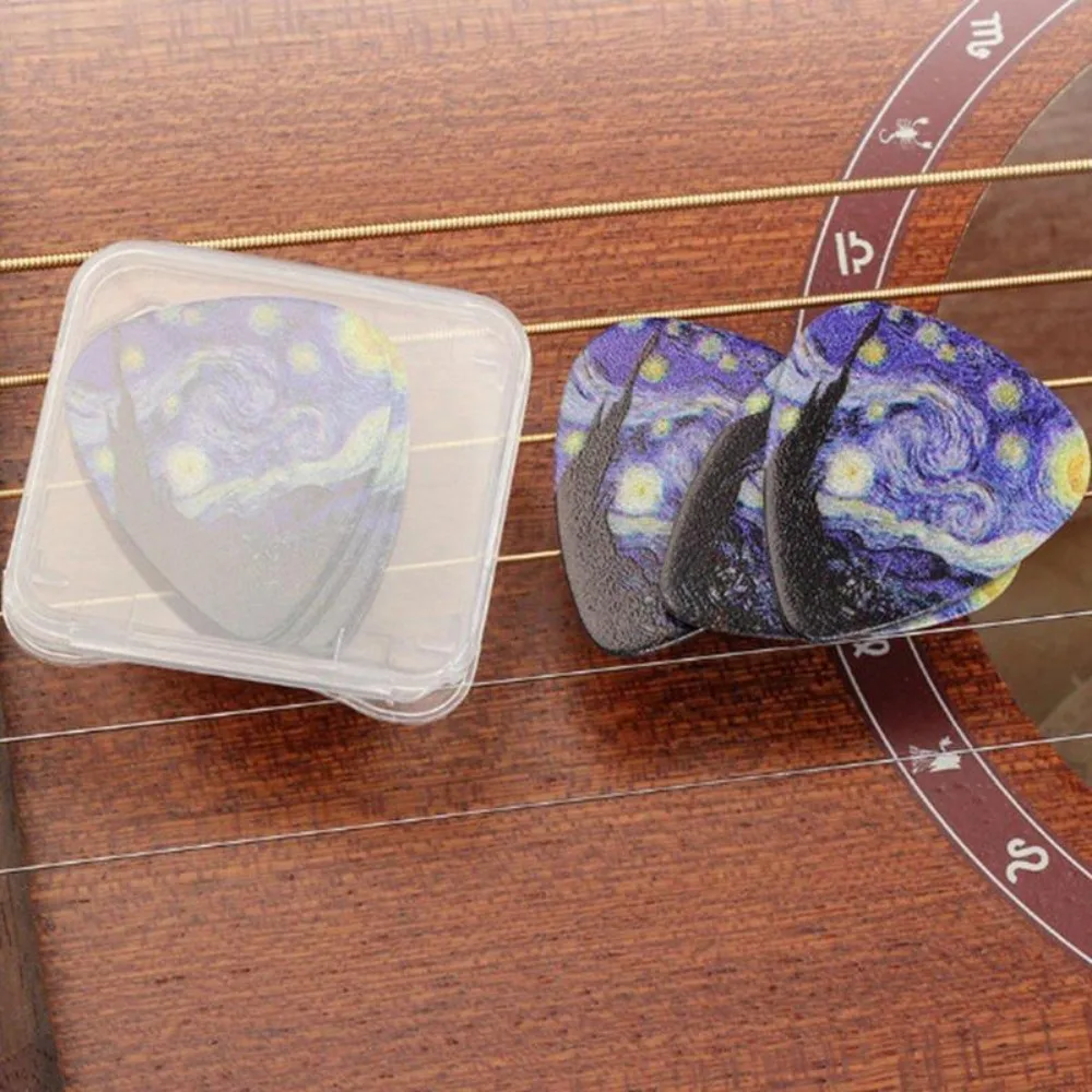 Accessories Premium Sound Classical Bass Finger Pick Star Sky Design Electric Guitar Picks Acoustic Guitar Pick