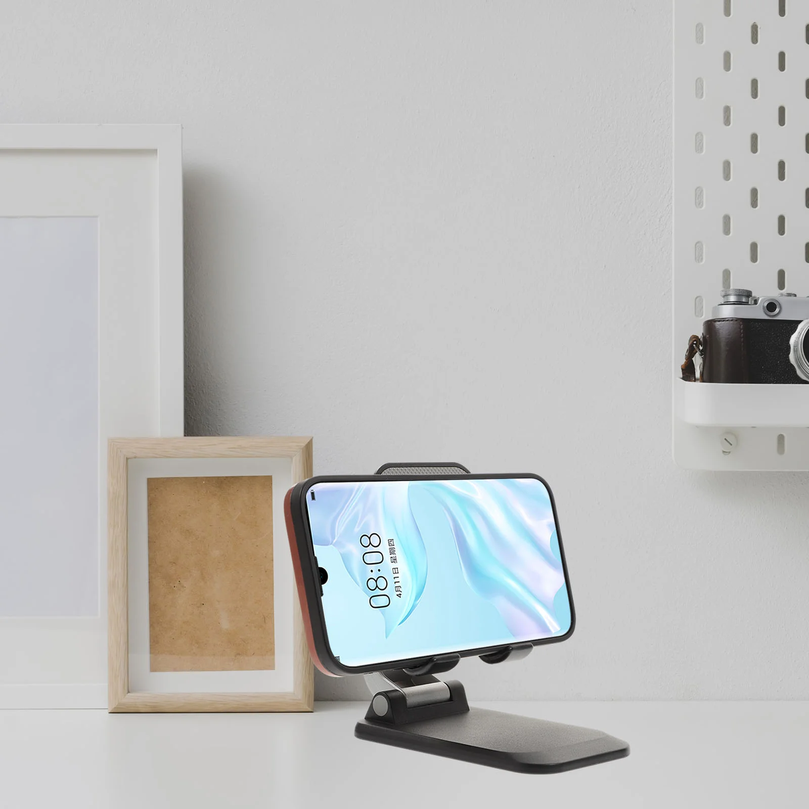 Folding Mobile Phone Stand Cell Stands Holder Desktop Abs Multifunctional Brackets