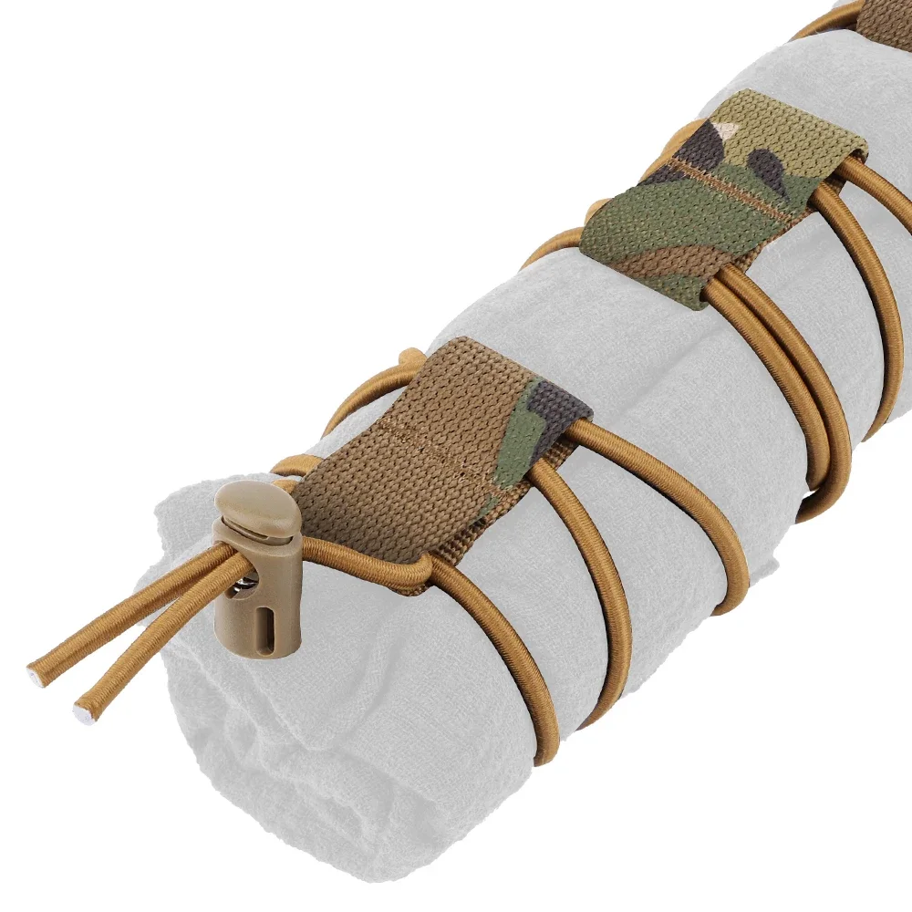 National Flag Fixed Strap Outdoor Tactical Vest Strip Storage Multi functional Fixed Strap Accessories Roll Storage