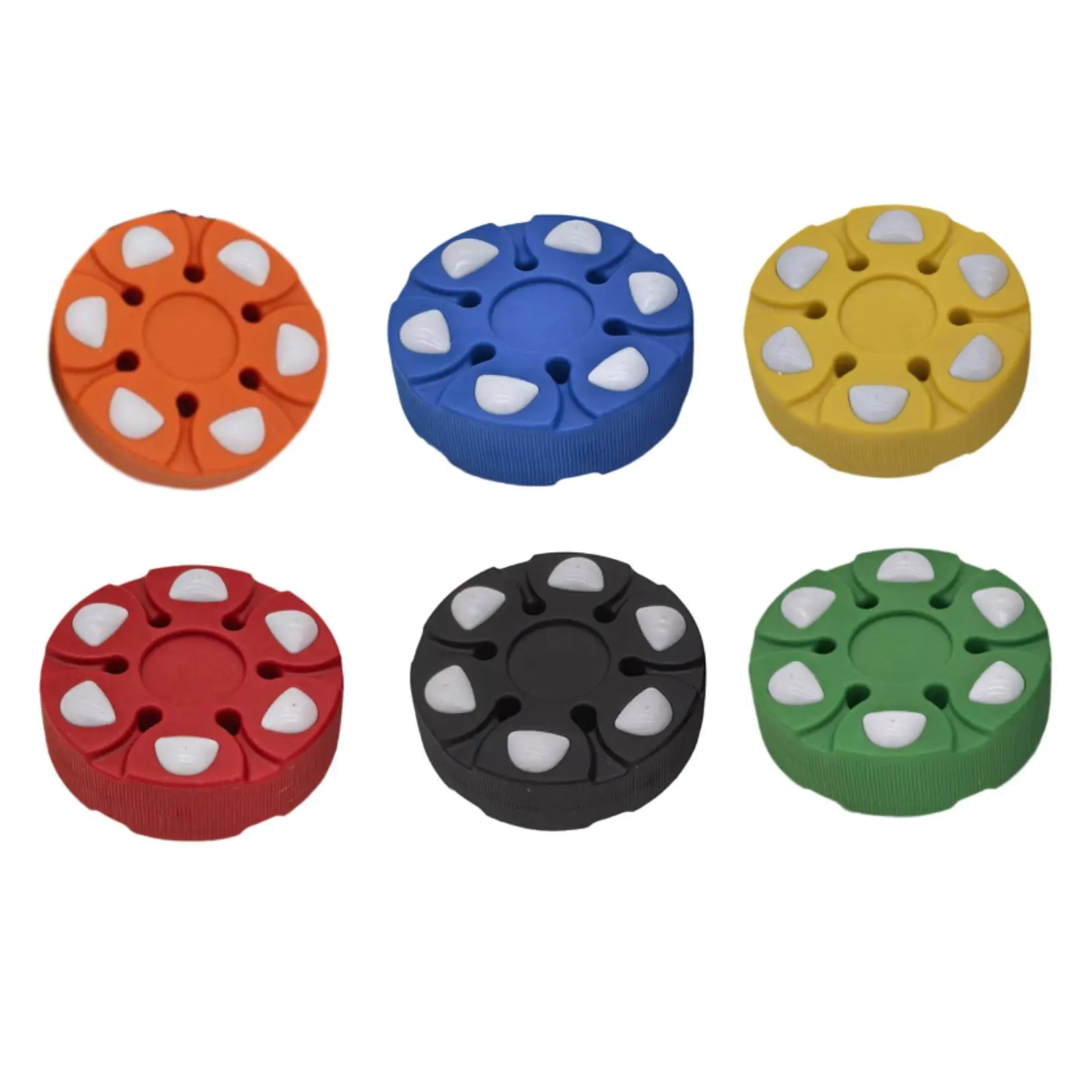 Premium Quality ABS Roller Hockey Puck Petal Shaped Training Ball for Street Game and Practice