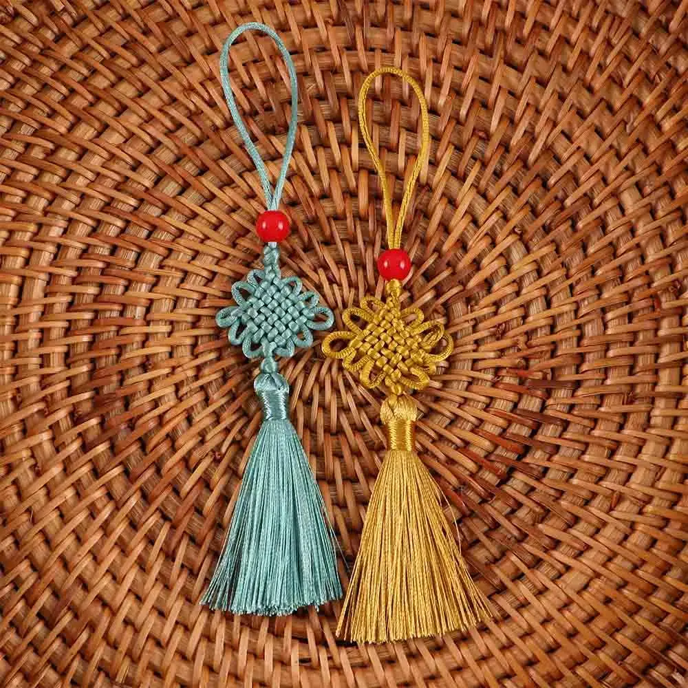 Making Accessories Decoration Pendant Curtain Charms Tassel DIY Craft Chinese Knot Silk Tassel Pendant Chinese Knot Pendant