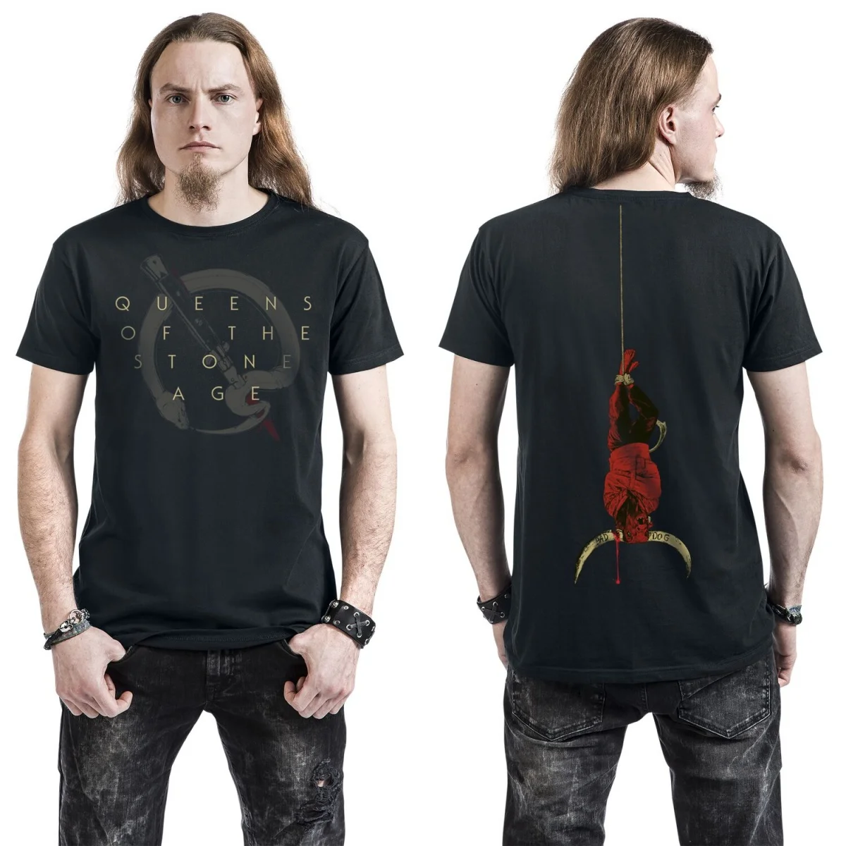 Queens of The Stone Age Graphic Cotton T-shirt Unisex Summer Short Sleeve Fashion Brand Tee Luxury Casual Vintage Tees
