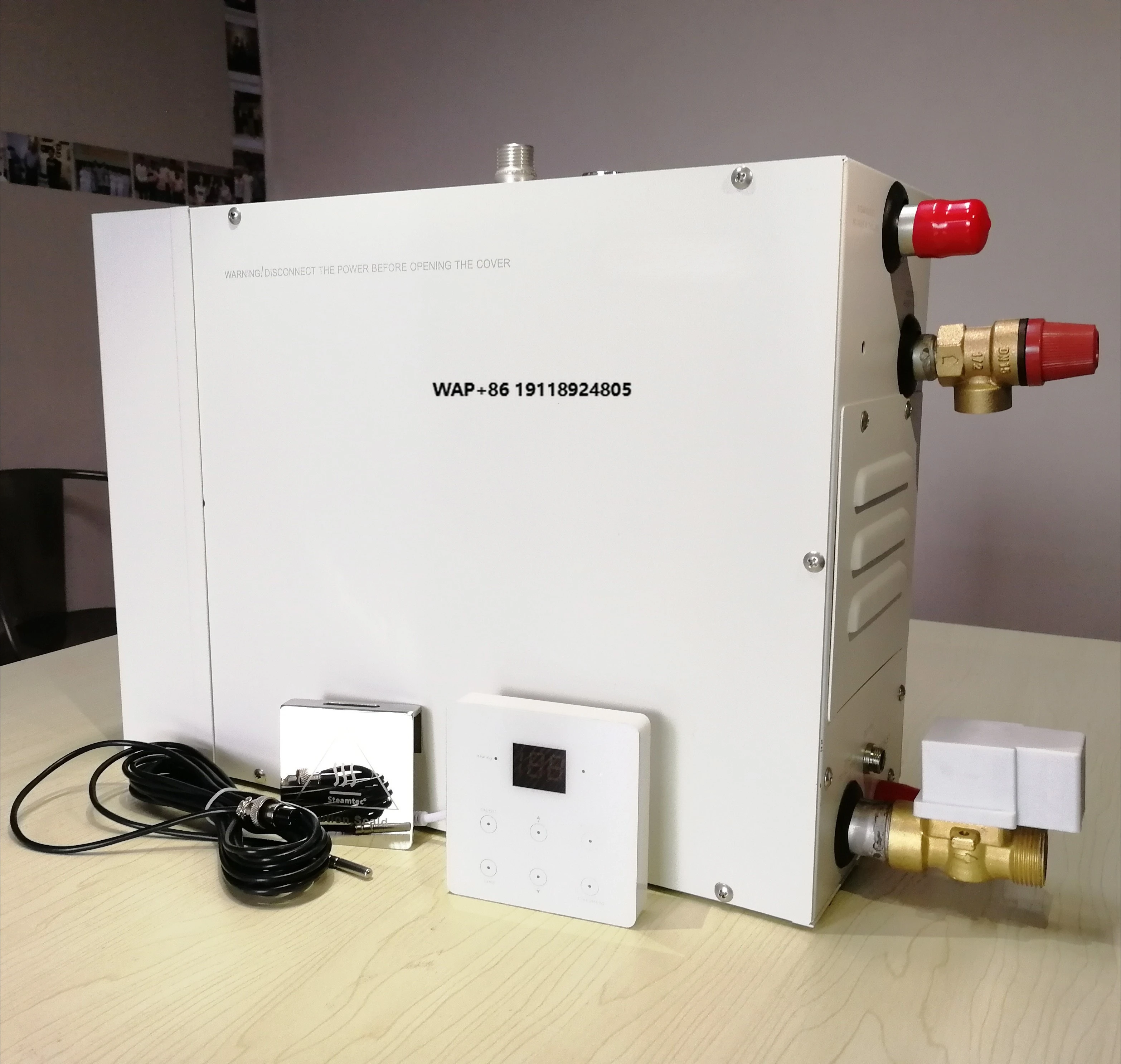 

Steam Generator Fully Automatically Steam Shower Unit with Aroma Pump 7.5kw