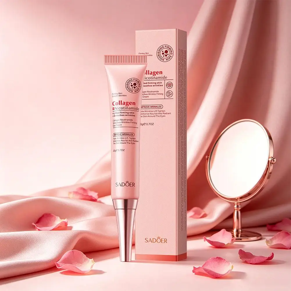 SADOER Collagen Nicotinamide Jelly Cream Soften Skin Hydrating Facial Cream Improve Dull Skin Smoothing Face Moisturizer
