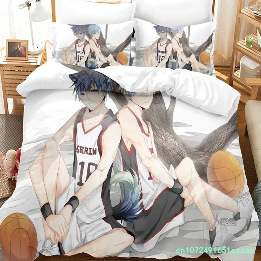 Kuroko's Basketball Bedding Set Single Twin Full Queen King Size Bed Set Aldult Kid Bedroom Duvetcover Sets 3D Print Cartoon