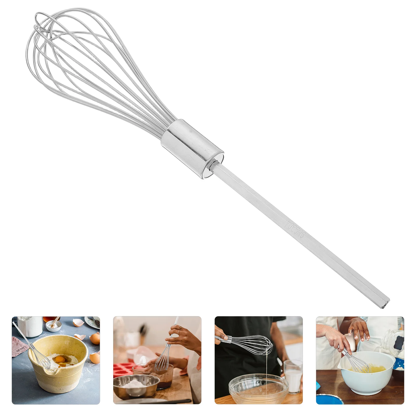 

Electric Mixer Attachment for Drill Stainless Steel Whisk Hand Beater Tool Dough Mixing Baking Cooking Kitchen Gadgets