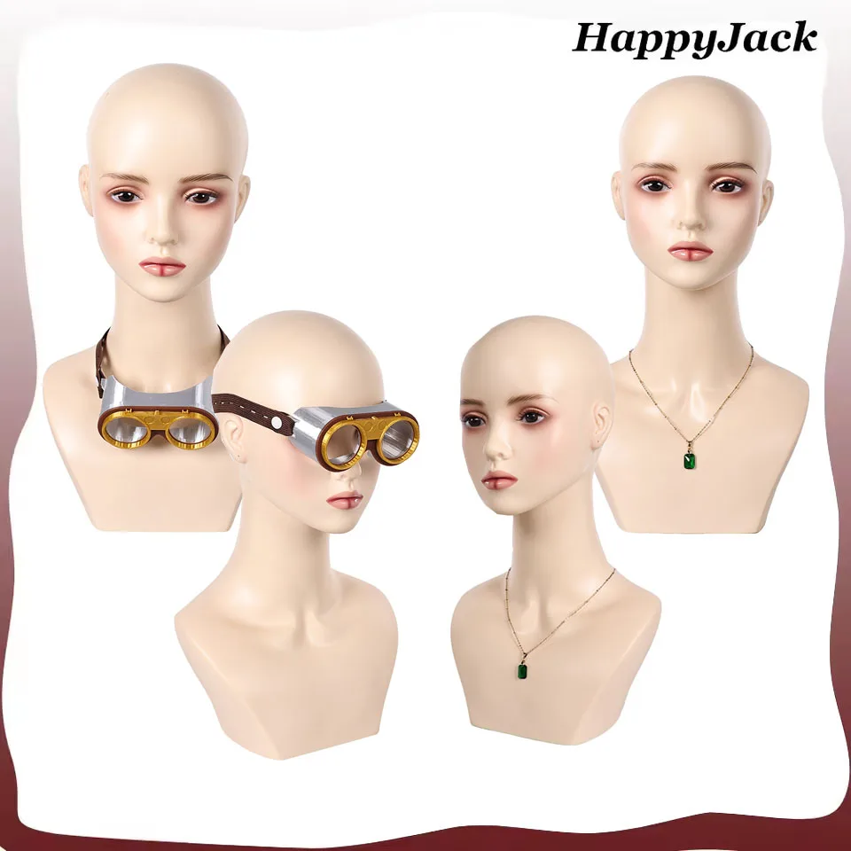 

Gemma Alma очки для косплея ожерелье игра монстр маскировка головные уборы очки для взрослых женщин костюм для Хэллоуина аксессуары