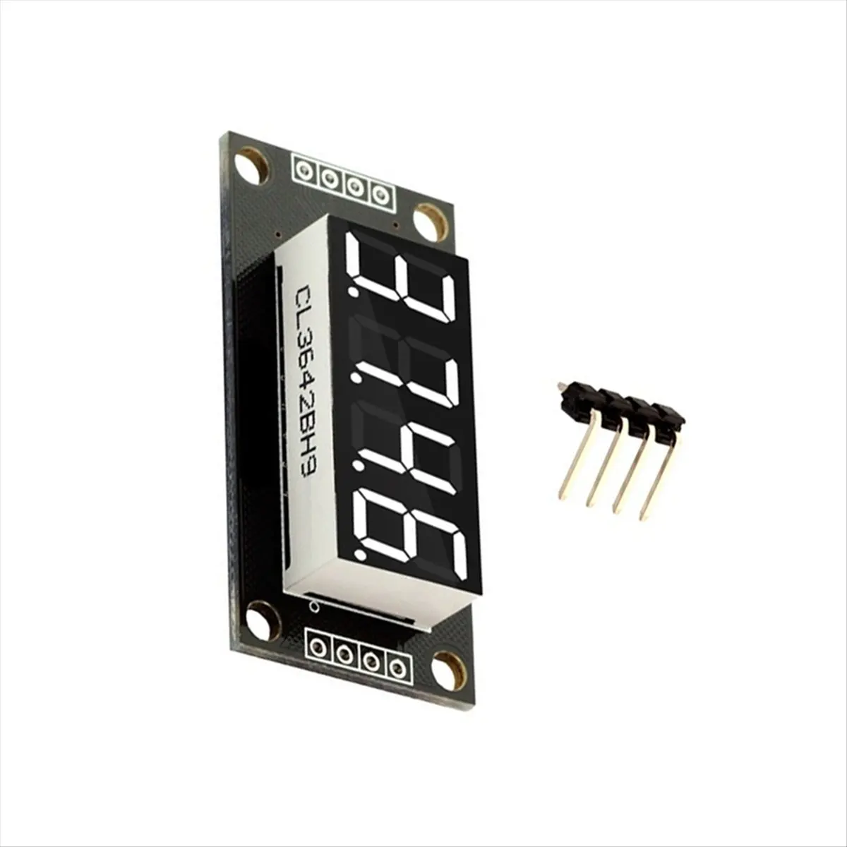 0.36Inch 4-Digit Digital Display Tube Decimal 7 Segments TM1637 Driver LED Module Board for White