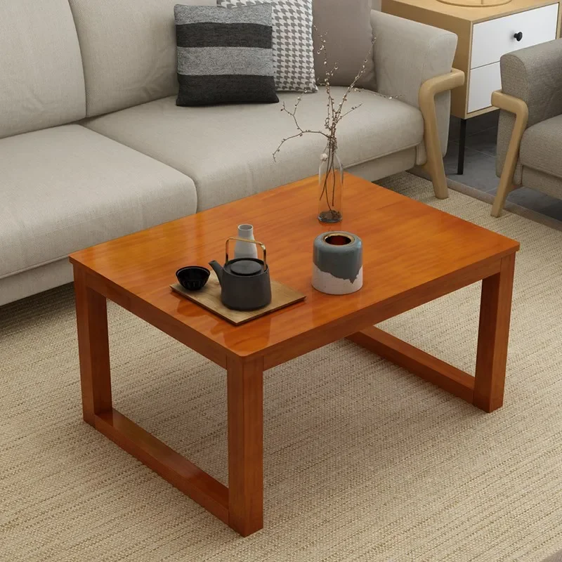 Nordic Fashion Wooden folding kang table solid wood pine bed small bay window tatami living room