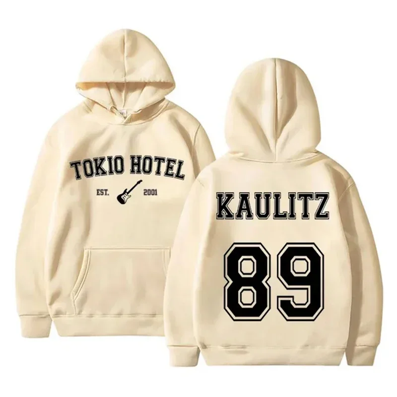 Rock Band Tokio Hotel Hoodies Kaulitz Print Men Woman Oversized Hoodie Hip Hop Sweatshirts Harajuku Pullovers Unisex Clothing