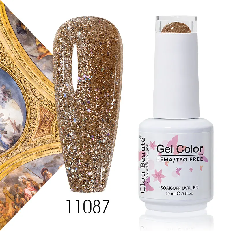 Clou Beaute 56 Kleuren Gel Nagellak Pastal Roze Groen Lavendel UV Nagelgel Losweken UV Vernis Macaron Gel Verf 15 ml Nail Art
