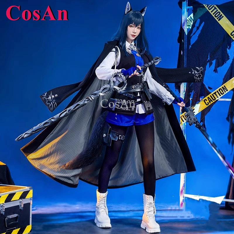 CosAn Game Arknights Texas The Omertosa Cosplay Costumes Sweet Elegant Battle Uniforms Halloween Party Role Play Clothing S-XL - view 3