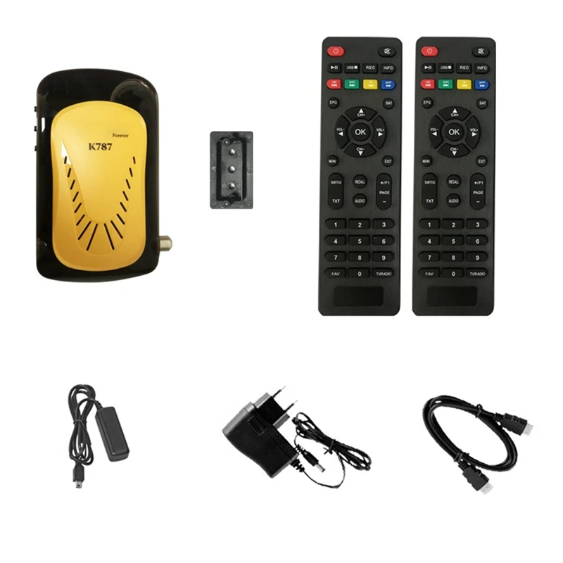 ل Kingbox K787 Hevc H.265 DVB-S2 Set Top Box TV فك SEA MEA Forever IKS استقبال Powervu Biss Apollo5 الاتحاد الأوروبي التوصيل