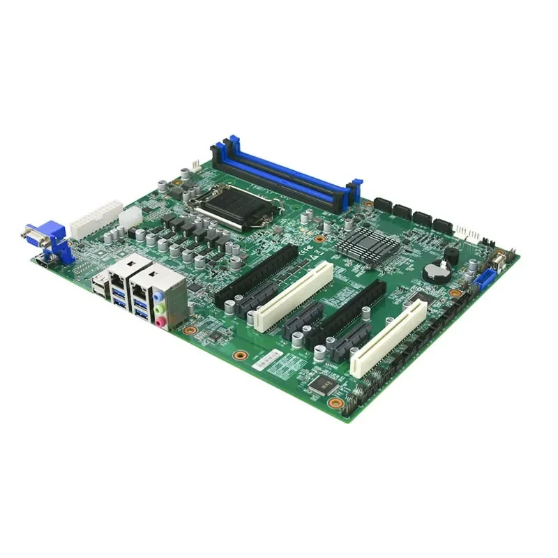 ATX Motherboard EAMB-1501  LGA 1200 2/3/7 LAN DDR4 support 128GB Memory Computer Server Board