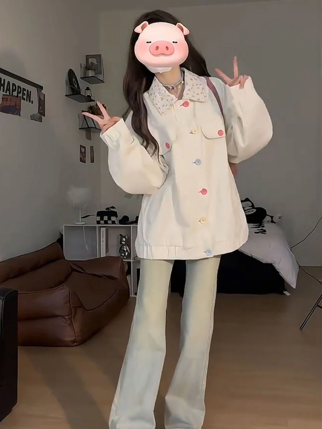 Kurtka damska w stylu gotyckim z kapturem, zapinana na zamek, w kratę, streetwear, jesienna, japońska kawaii, Harajuku, chic, subkultura punkowa.