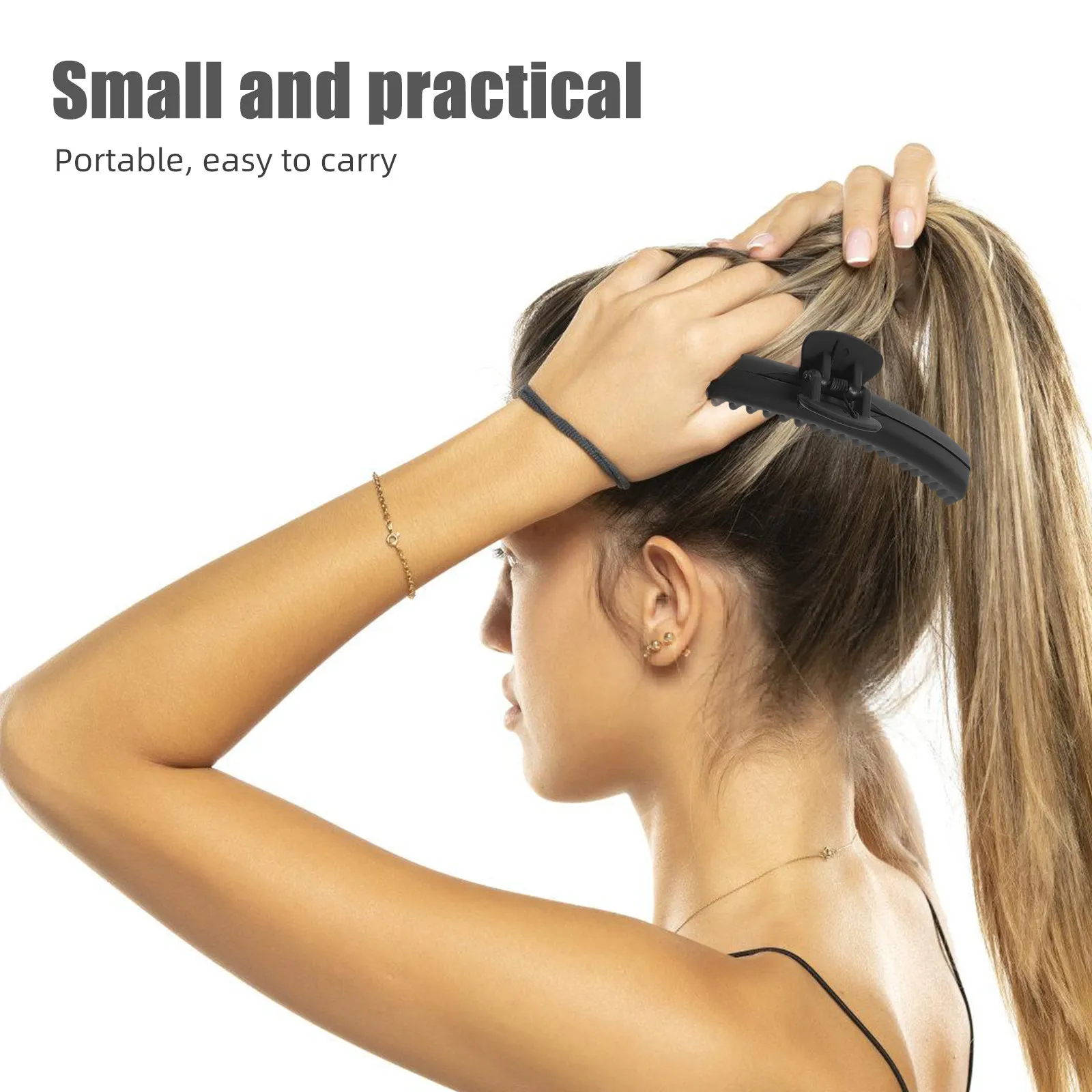 

Oversized Matte Shark Clip Strong Hold Hair Updo Tool Elegant Claw Clip for Women with Fine Hair Formal Casual Use