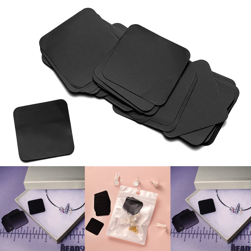 20/40pcs Anti-Tarnish Strips 26x26mm Tabs for Jewelry Storage Silver Protection Prevent Rings Necklaces Earrings and Watches