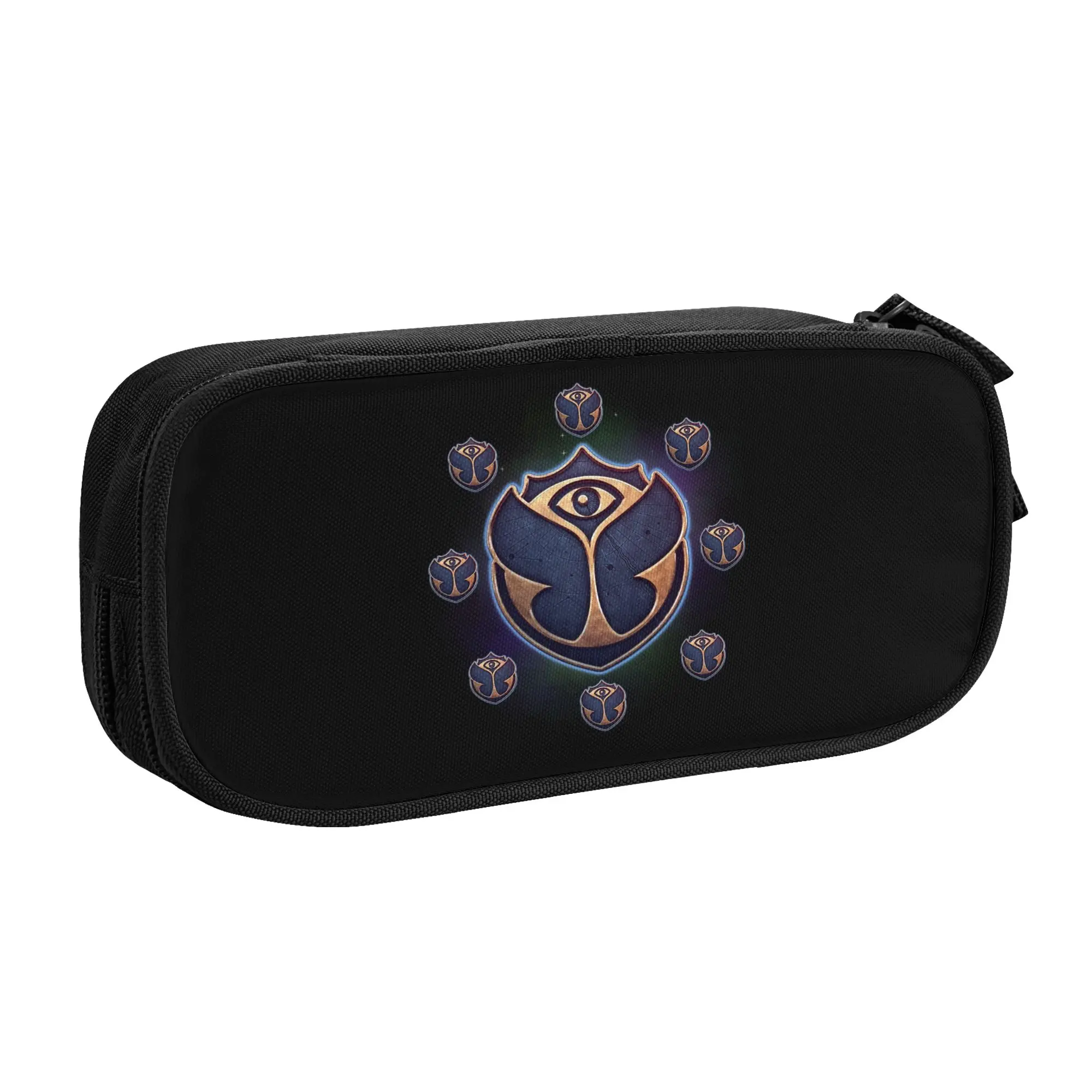 Tomorrowland Pencil Cases for Boy Girl Large Capacity Belgian Electronic Dance Music Festival Pen Box Bag School Accessories