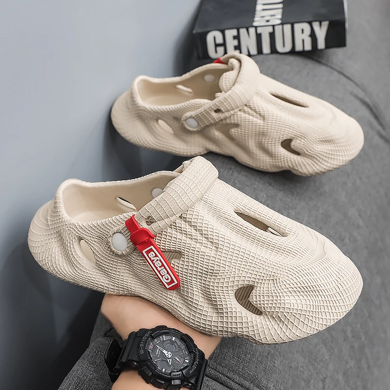 

Baotou Slippers for Men and Women 2025 New Summer Outer Wear Non-Slip Anti-Odor Sports Beach Dual-Use Sandals and Slippers