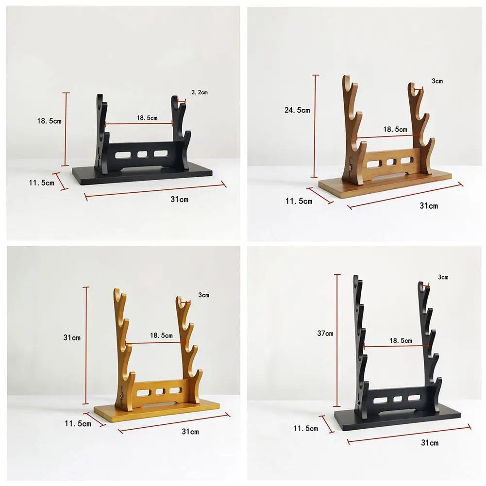 Wooden Katana Holder Stand Sword Shelf Support for Display Demon Slayer Katana Sword Stand Holder Samurai Sword Display R