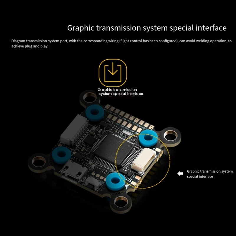 For Hobbywing Xrotor FPV ESC 4-In-1 65A ESC Support 128Khz PWM Refresh Rate For FPV Racing Drone Easy Install