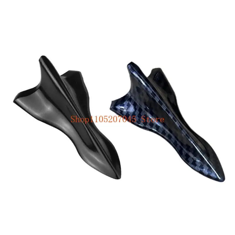 37cd 10pcs Shark Fin Vortexs Generator Car Roof Spoiler & Bumper Decoration Universal Roof Shark Fins Spoiler for Vehicles
