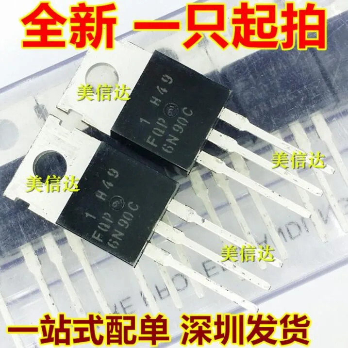 50 pieces FQP6N90C 6N90C