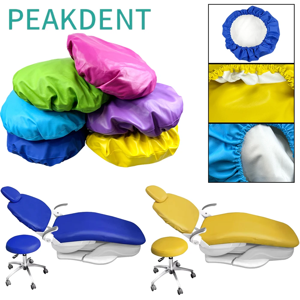 4Pcs/set Waterproof Dustproof Dental Unit Chair Seat Cover Elastic  Dental Chair Cover Dentist Stool Pillow Cover Protector