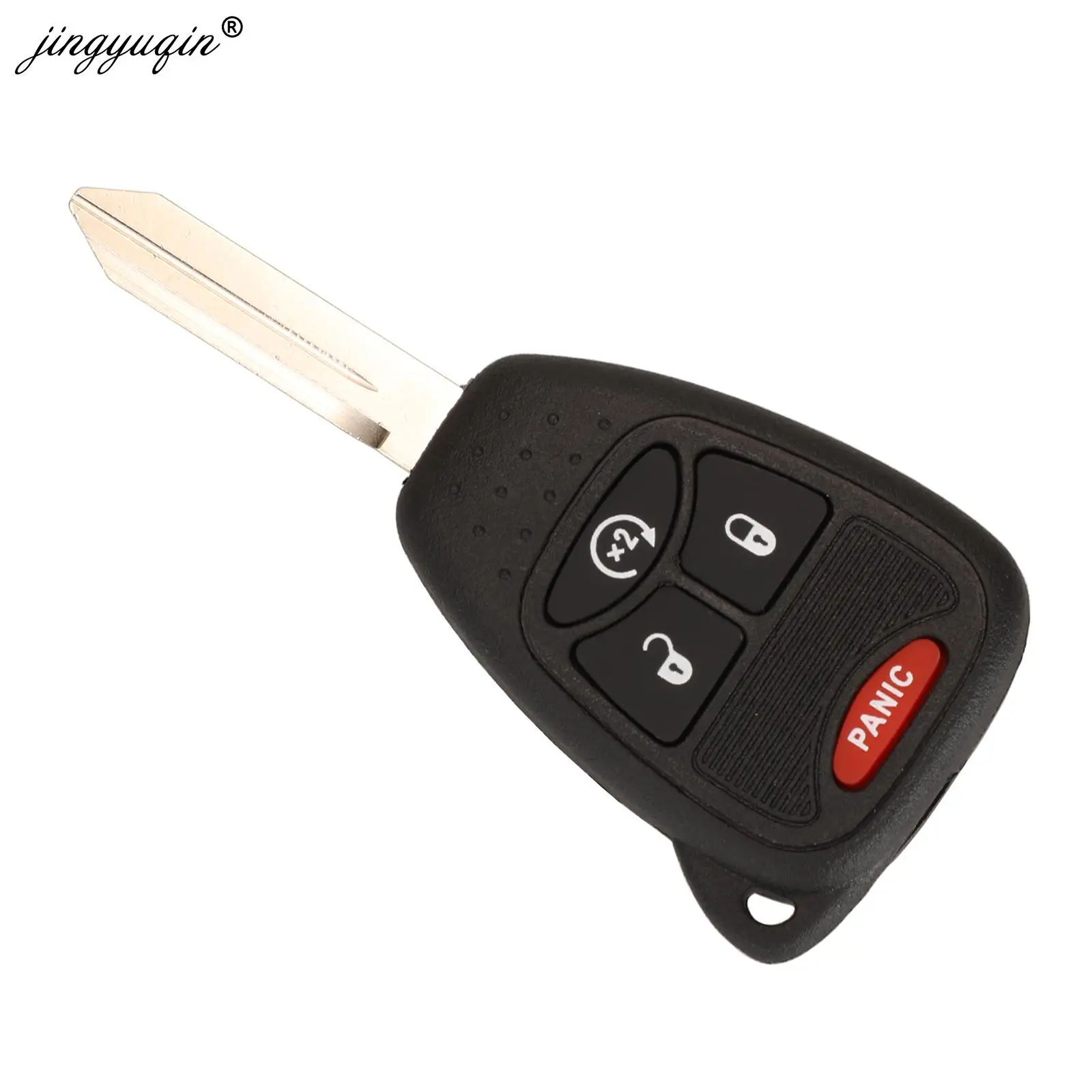 jingyuqin Car Key Shell for Chrysler JEEP DODG 200 Aspen Sebring Compass Liberty Patriot Wrangler Avenger Durango Caliber Nitro