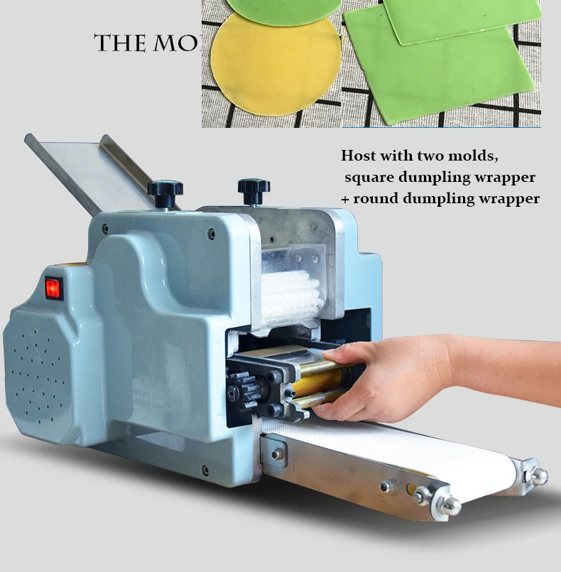 electric dumpling wrappers maker wonton skin slicer machine commercial home small rolling press pastas dough wrapping 220v 110v