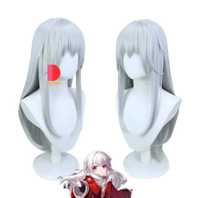 Honkai Star Rail Clara Cosplay Costume Wig Red Suit Long Hair Halloween Party Role Play 2024 New with Accessories for Game Fans