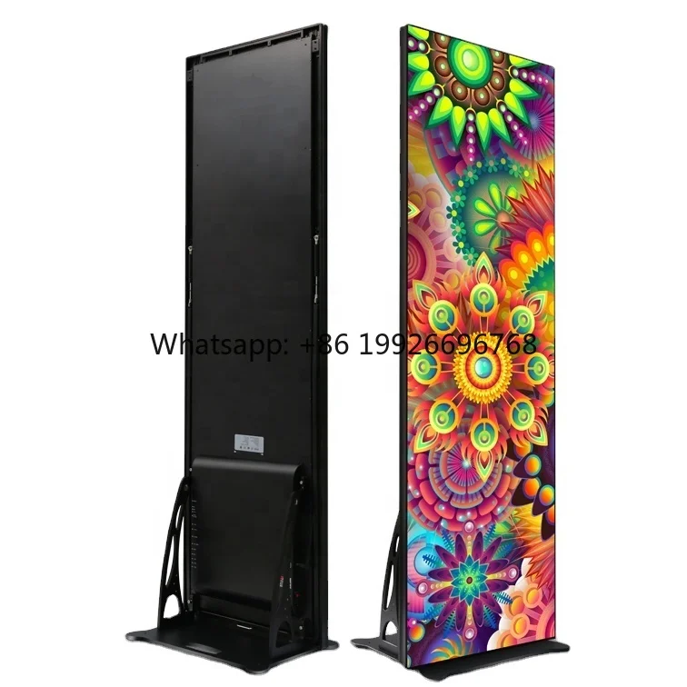 Indoor Video Led Display Poster Mirror Led Screen Wifi Control Poster Led Display