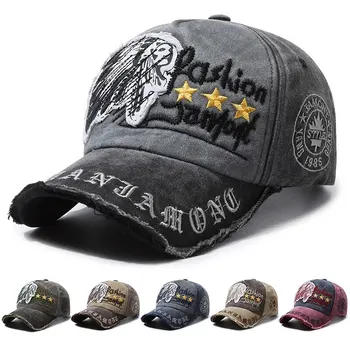 Retro Distressed Baseball Cap 1