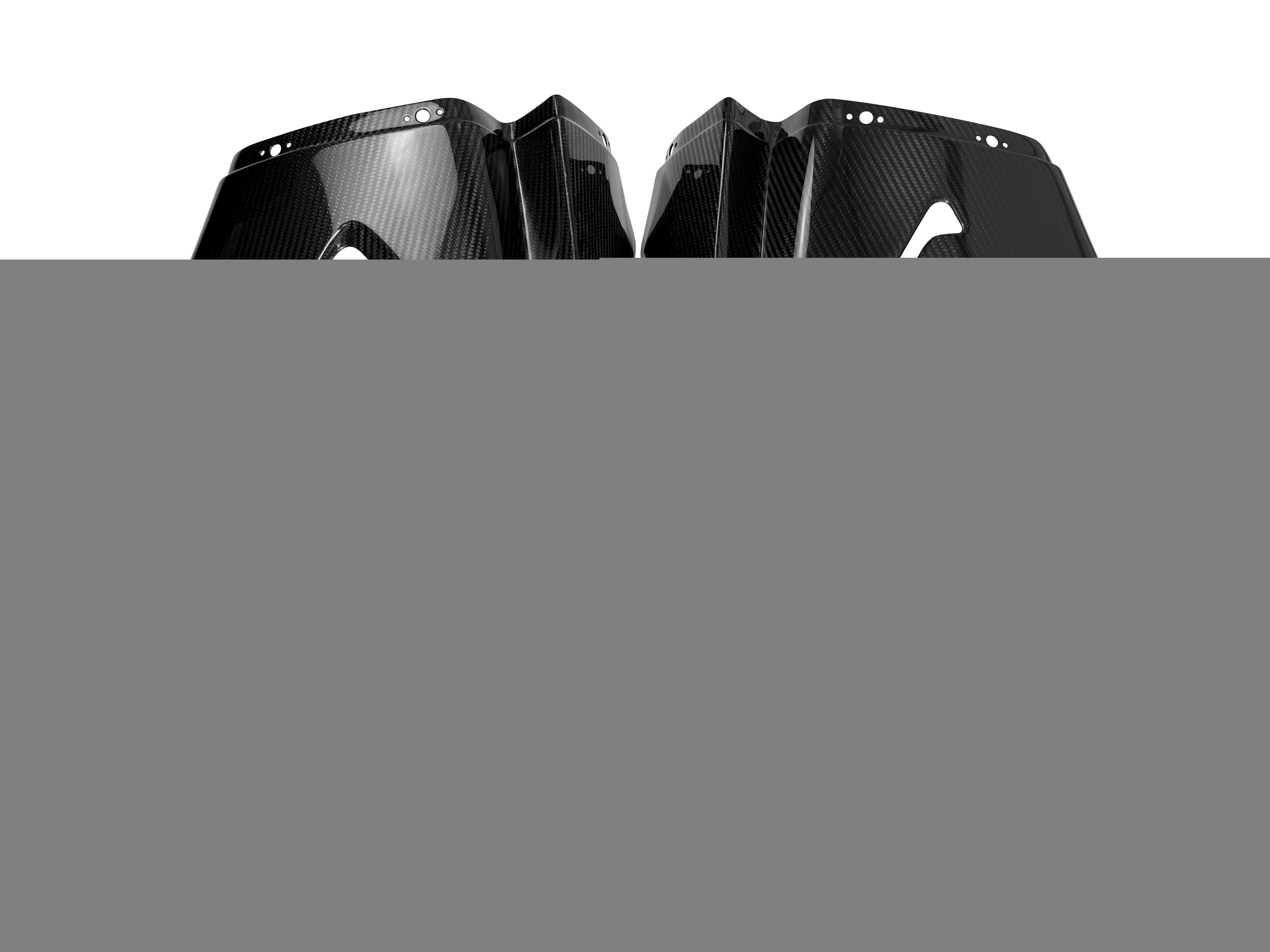 Motorcycle Accessories Left and Right Side Panel Carbon Fiber 3K Twill Glossy Black Fit for M1000RR Models