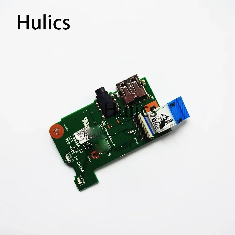 Hulics Used X553SA IO BOARD REV 2.0 For Asus X503S X553S X553  F503S F553S K553S Laptop Motherboard USB Audio Board
