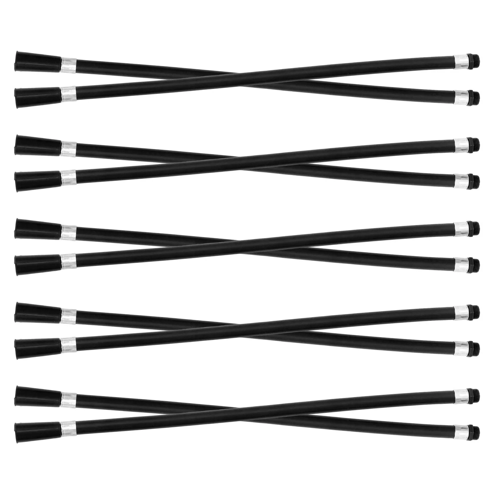 10Pcs Extinguisher Hose Replacement Heavy Duty PVC Iron Spray Tube Compact Design for Easy Carrying and Fast Installation