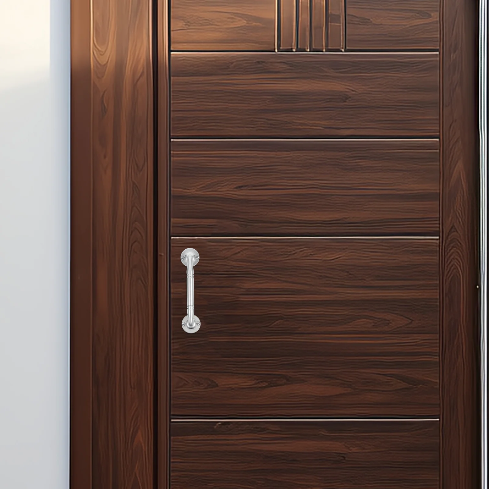 

Stainless Steel Dual-Opening Wooden Door Handle Pull Cabinet Hardware For Kitchen Wardrobe Furniture Iron Aluminum Alloy