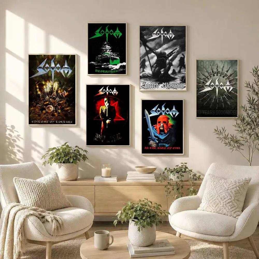Sodoms Germany Thrash Metal Band Poster HD art sticky wall waterproof home living room bedroom bar aesthetic decoration