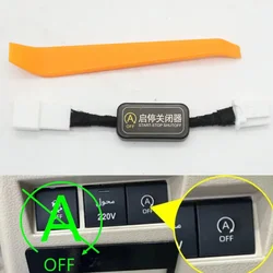 A Off Automatic Stop Start Cable Engine Eliminator Switch Canceller Close Disab Plug For Toyota Land Cruiser J300 LC300 2022-25