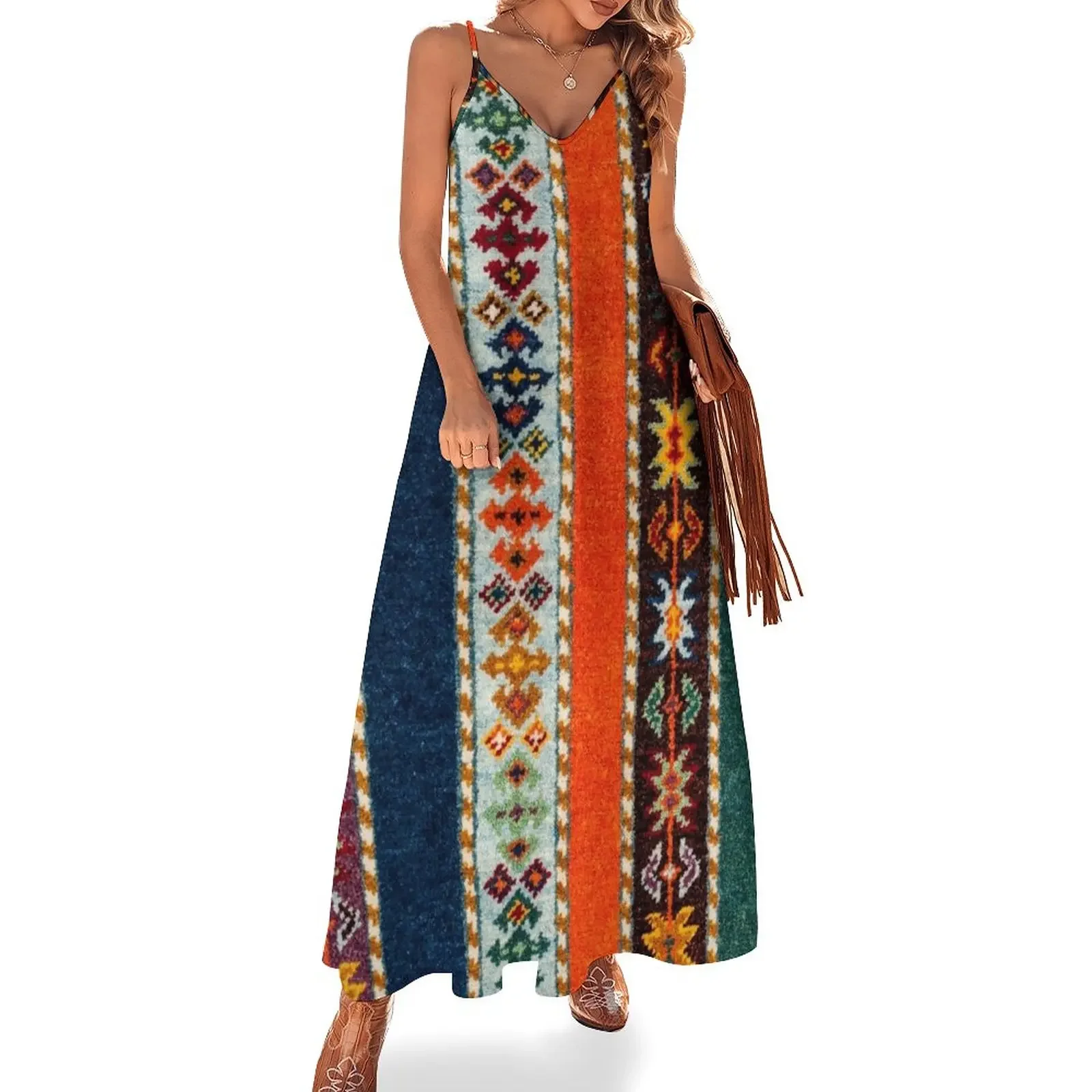 

Persian rugs carpet Sleeveless Dress ladies dresses for special occasion luxury dress