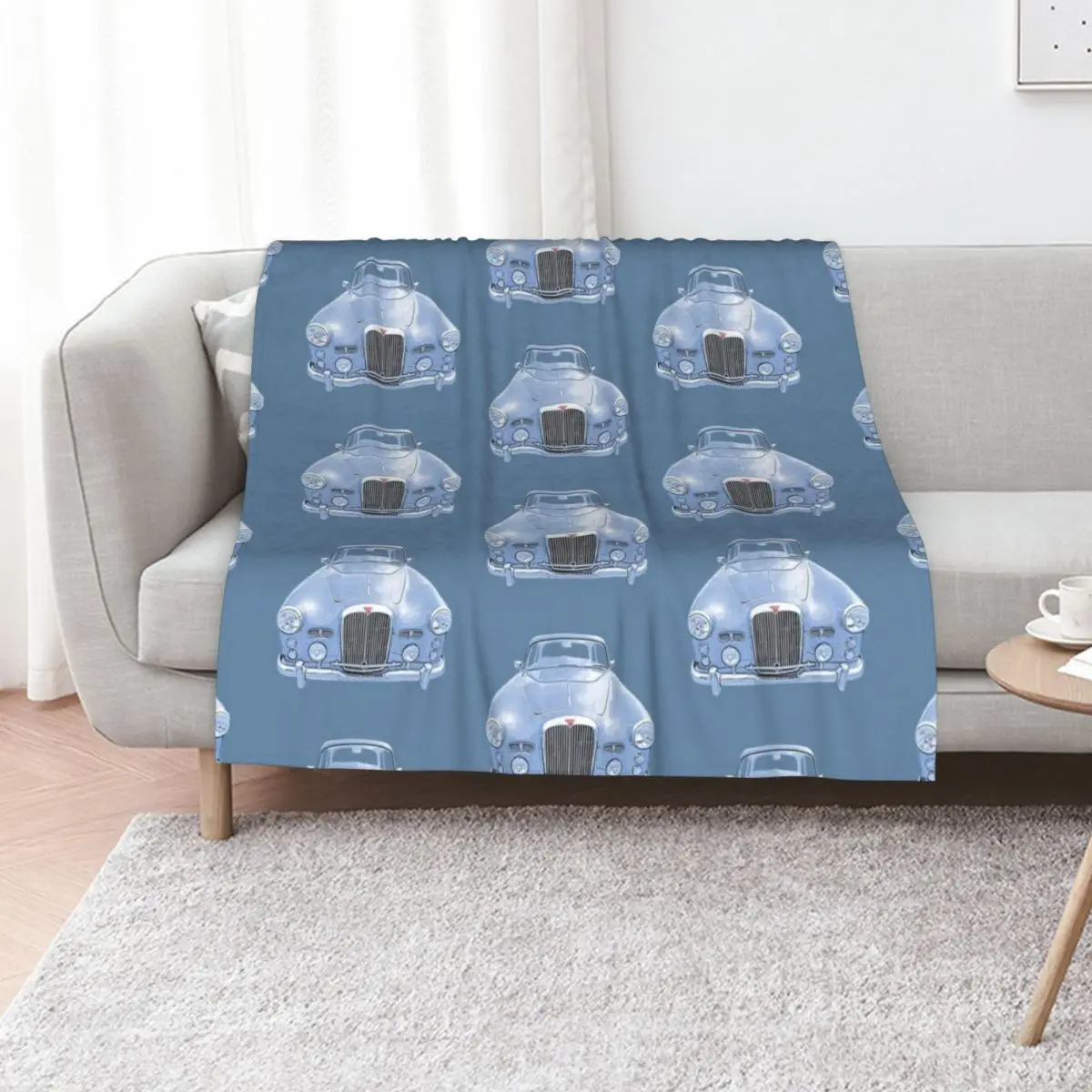 Alvis 1960s British classic car Throw Blanket for winter Bed covers Shaggy Single Plaid on the sofa Blankets For Baby Blankets