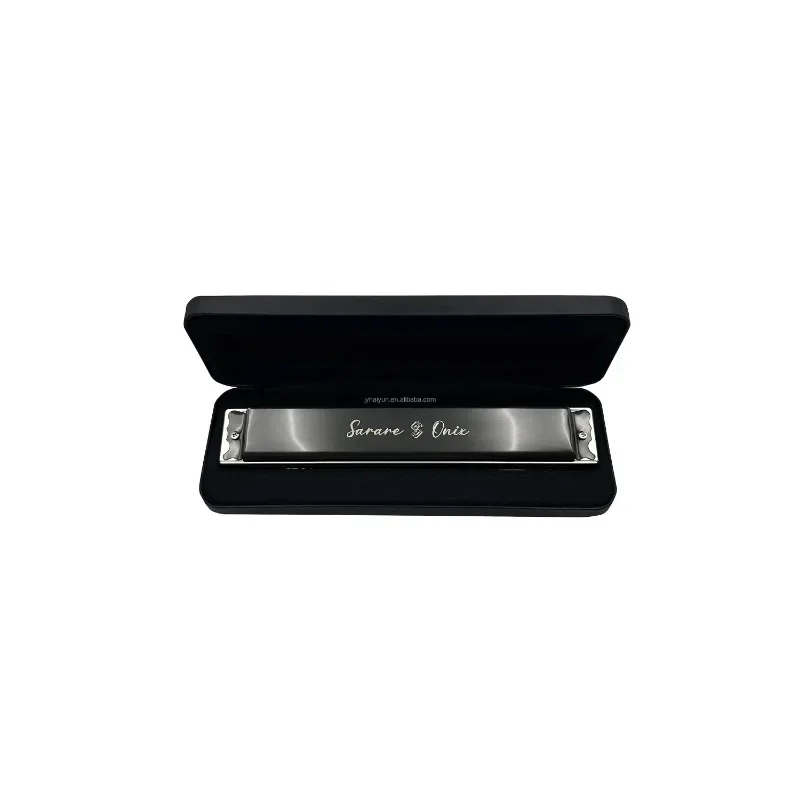 High Quality Diatonic Harmonica 24 Hole ABS Box JH024P 100 PCS CN; JIA T2403 Black Gold Cup Resin