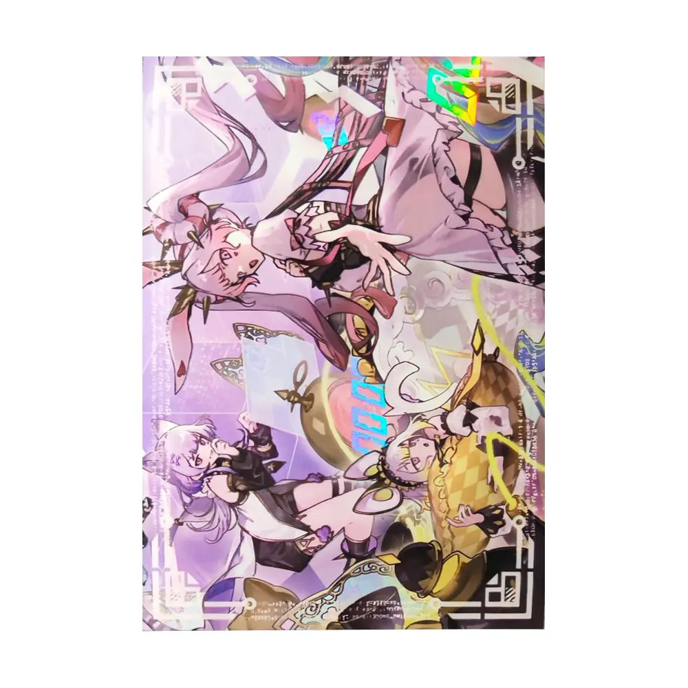 60ct Top Loading Trading Card Sleeves Deck Protector for YuGiOh/Japanese Art Anime Printing Card Sleeves Protectors